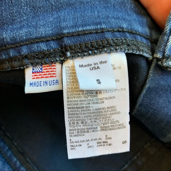 American Apparel dark indigo “easy” jean shorts S - Picture 7 of 7